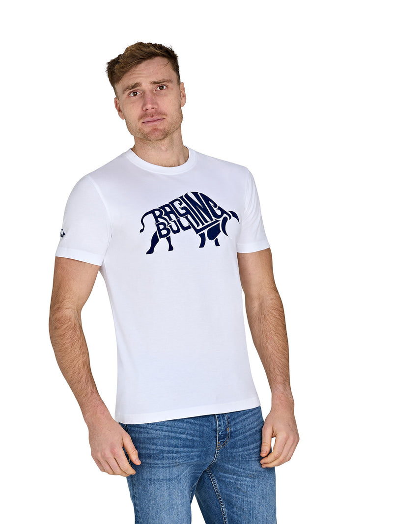 Flock Bull T-Shirt - White
