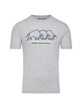 YFC Bull Herd High Build T-Shirt - Light Grey Marl