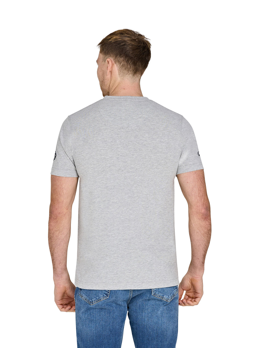 YFC Bull Herd High Build T-Shirt - Light Grey Marl