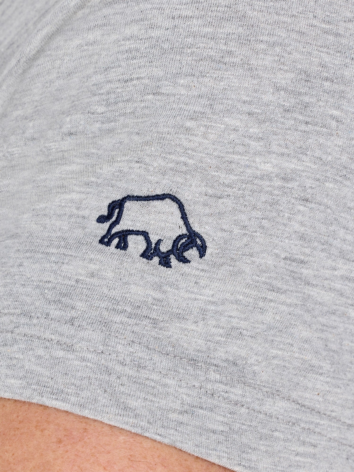 YFC Bull Herd High Build T-Shirt - Light Grey Marl