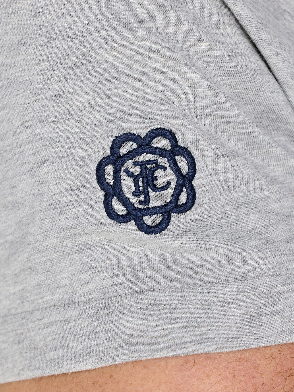 YFC Bull Herd High Build T-Shirt - Light Grey Marl