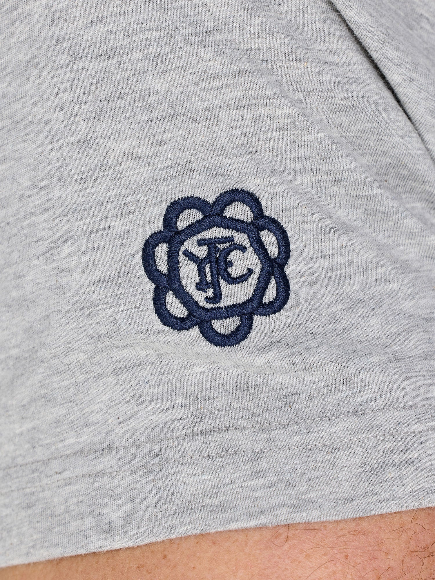 YFC Bull Herd High Build T-Shirt - Light Grey Marl