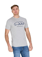 YFC Bull Herd High Build T-Shirt - Light Grey Marl