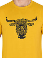 YFC Word Bull Head T-Shirt - Yellow