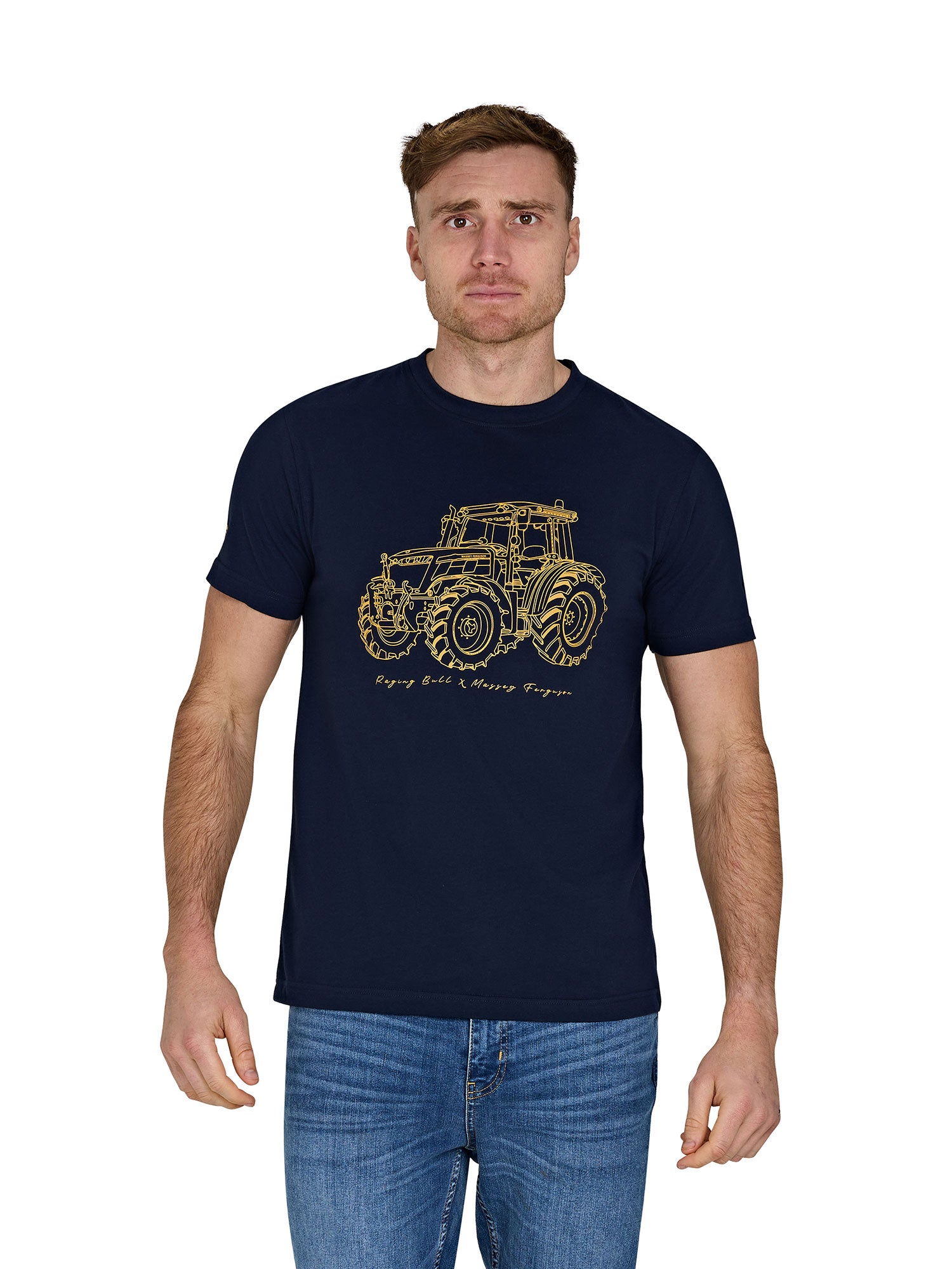 Massey Ferguson Tractor T-Shirt - Navy