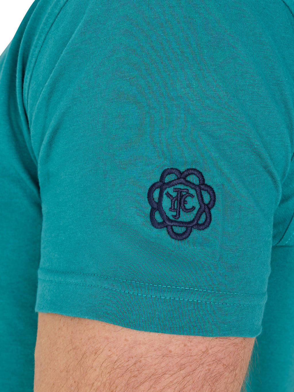 YFC Bull Horns Back Print T-Shirt - Teal