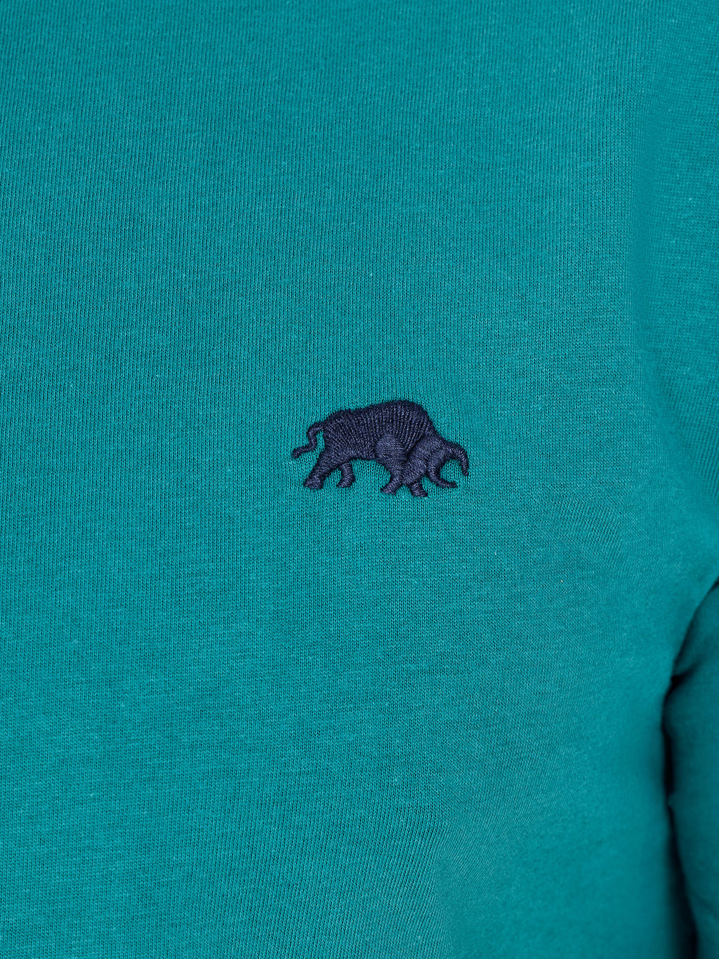 YFC Bull Horns Back Print T-Shirt - Teal