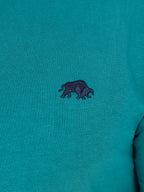 YFC Bull Horns Back Print T-Shirt - Teal