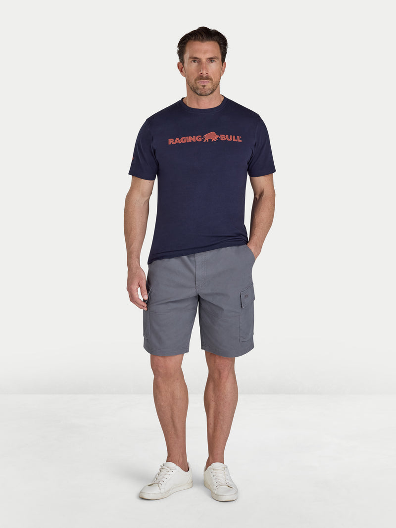 Mesh High Build T-Shirt - Navy