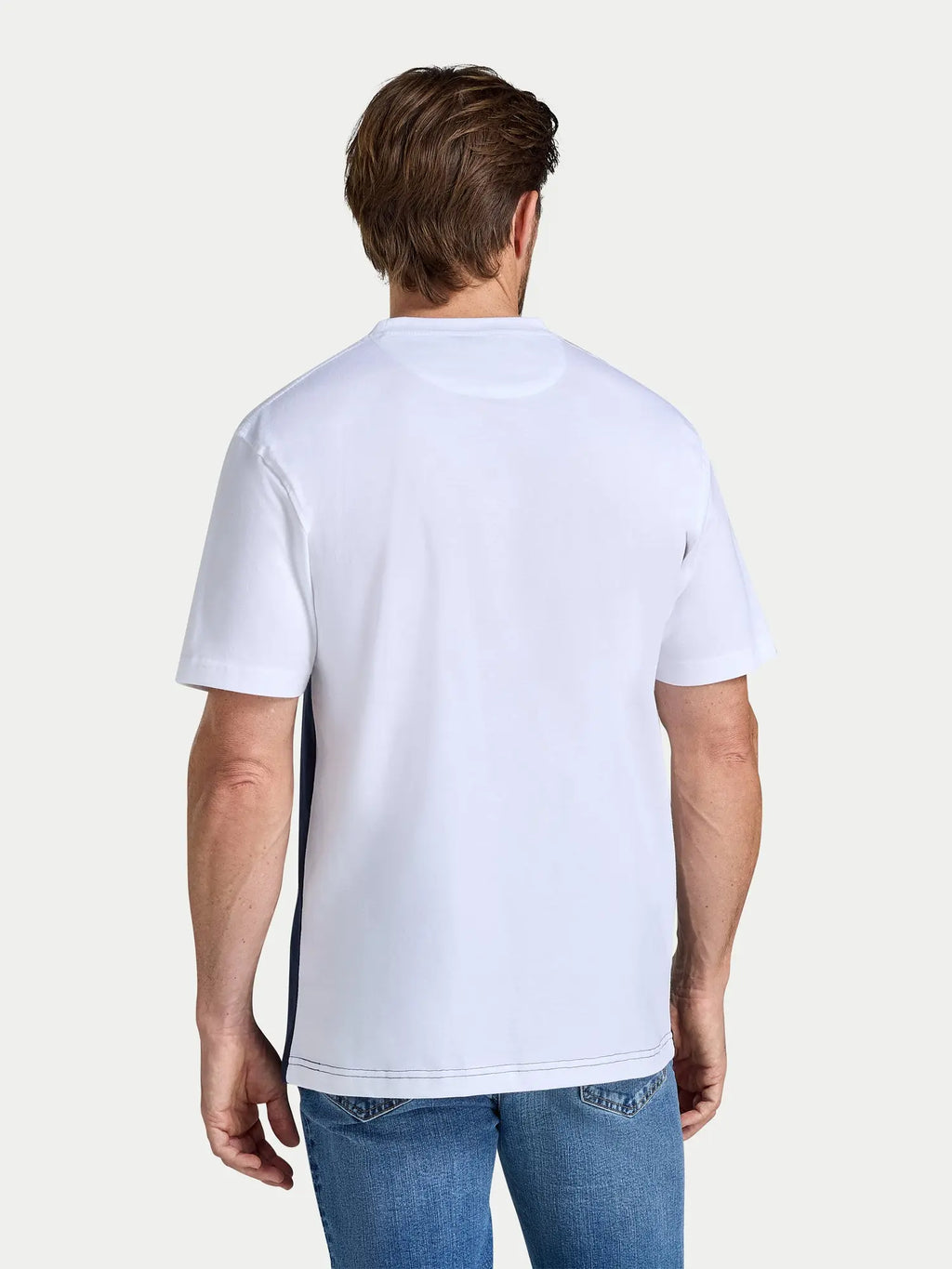 Engineered Stripe T-Shirt - Navy