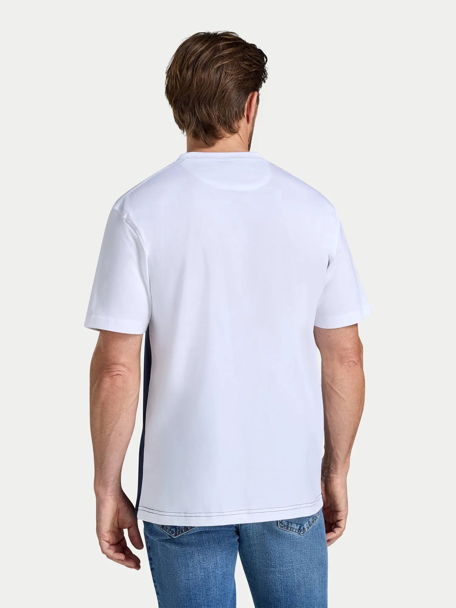 Engineered Stripe T-Shirt - Navy