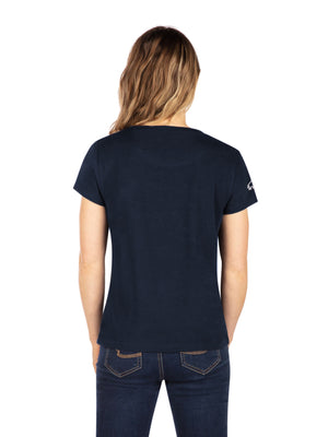 Moody Cow Always Right T-Shirt - Navy