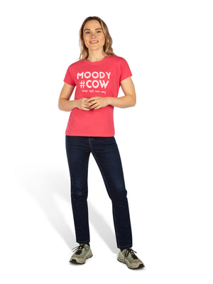 Moody Cow Always Right T-Shirt - Pink
