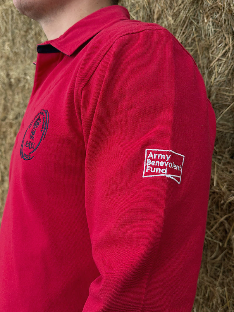 Army Rugby Union Long Sleeve Rugby - Red