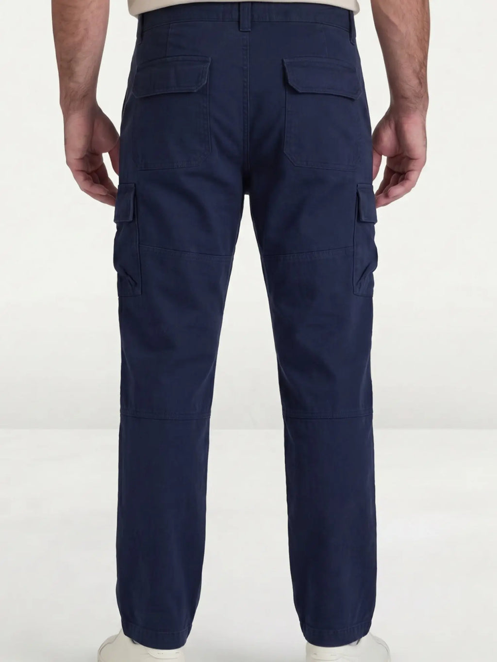Raging Bull Cargo trousers in navy, back