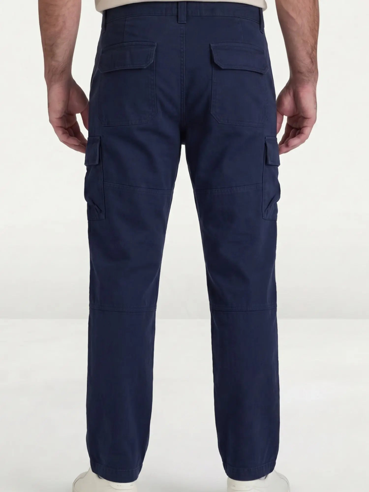 Raging Bull Cargo trousers in navy, back