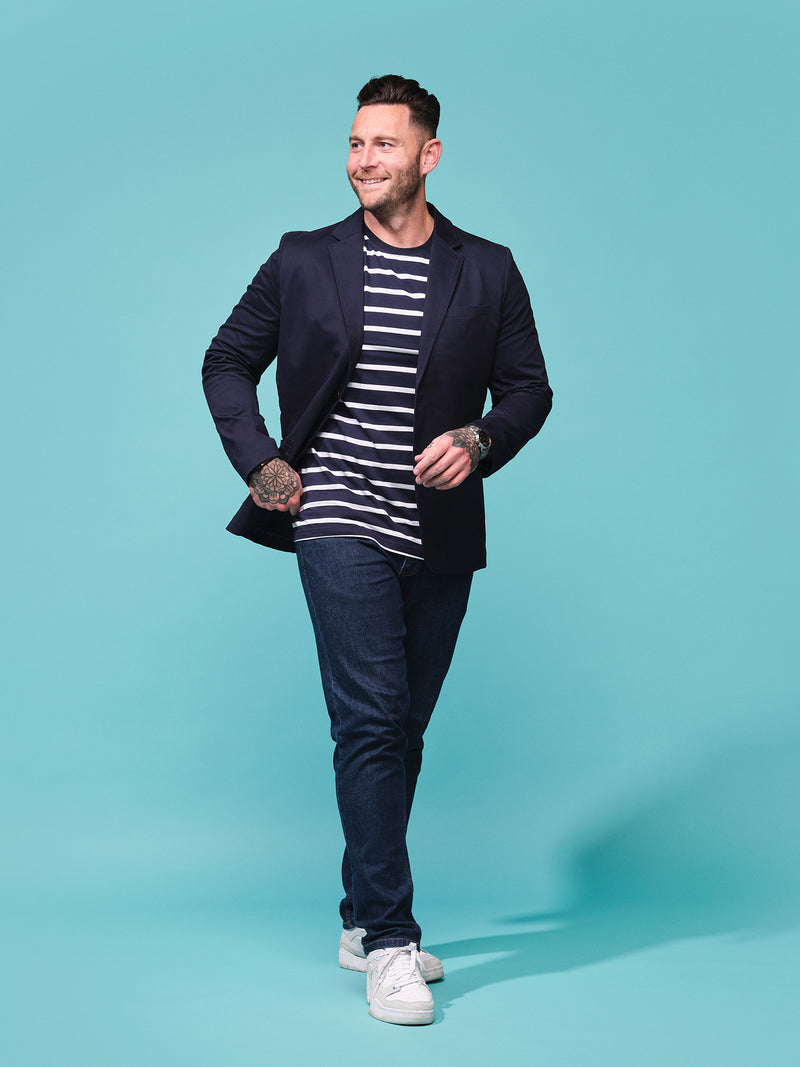 Casual Blazer - Navy