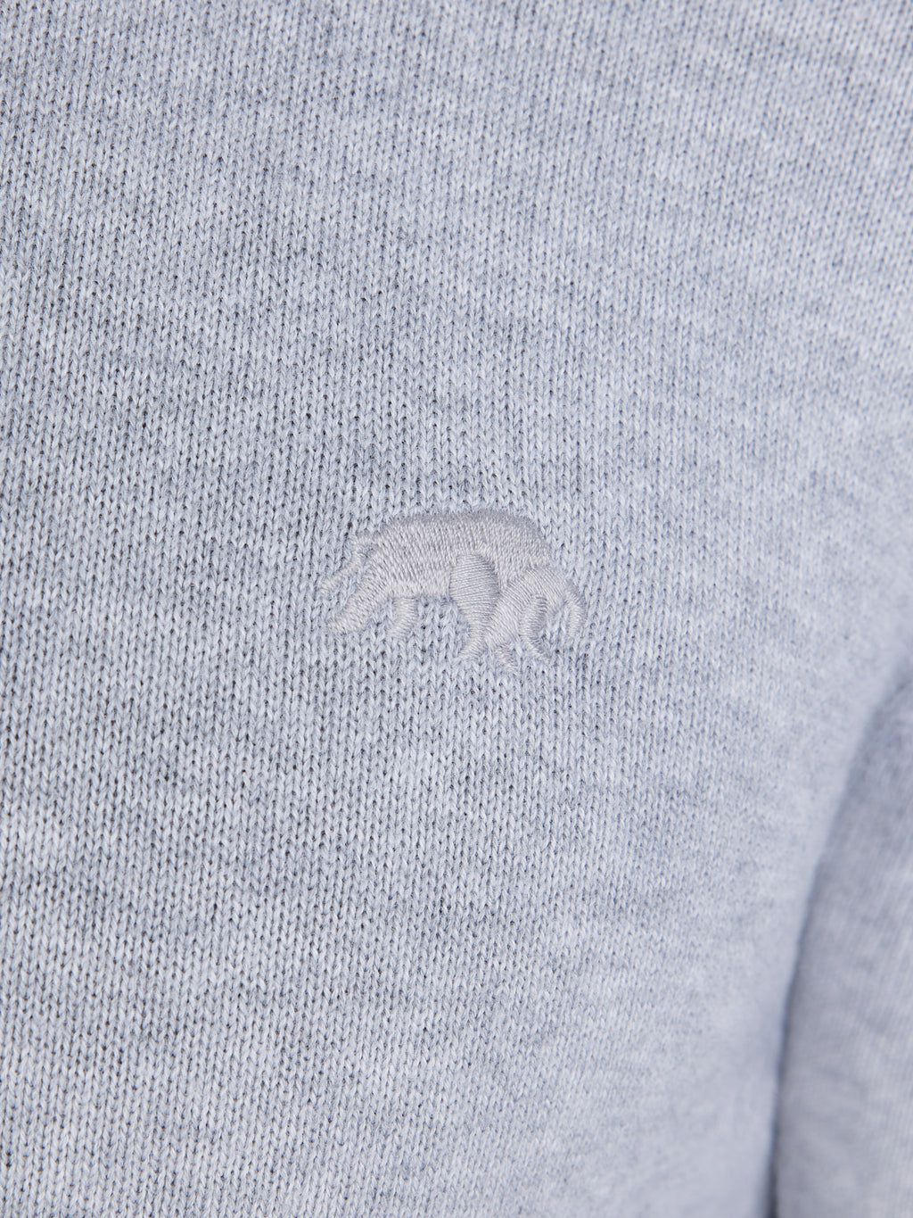 Classic Knitted Polo - Grey Marl