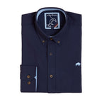 Classic Long Sleeve Oxford Shirt - Navy
