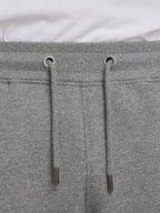 Cuffed Sweatpants - Grey Marl