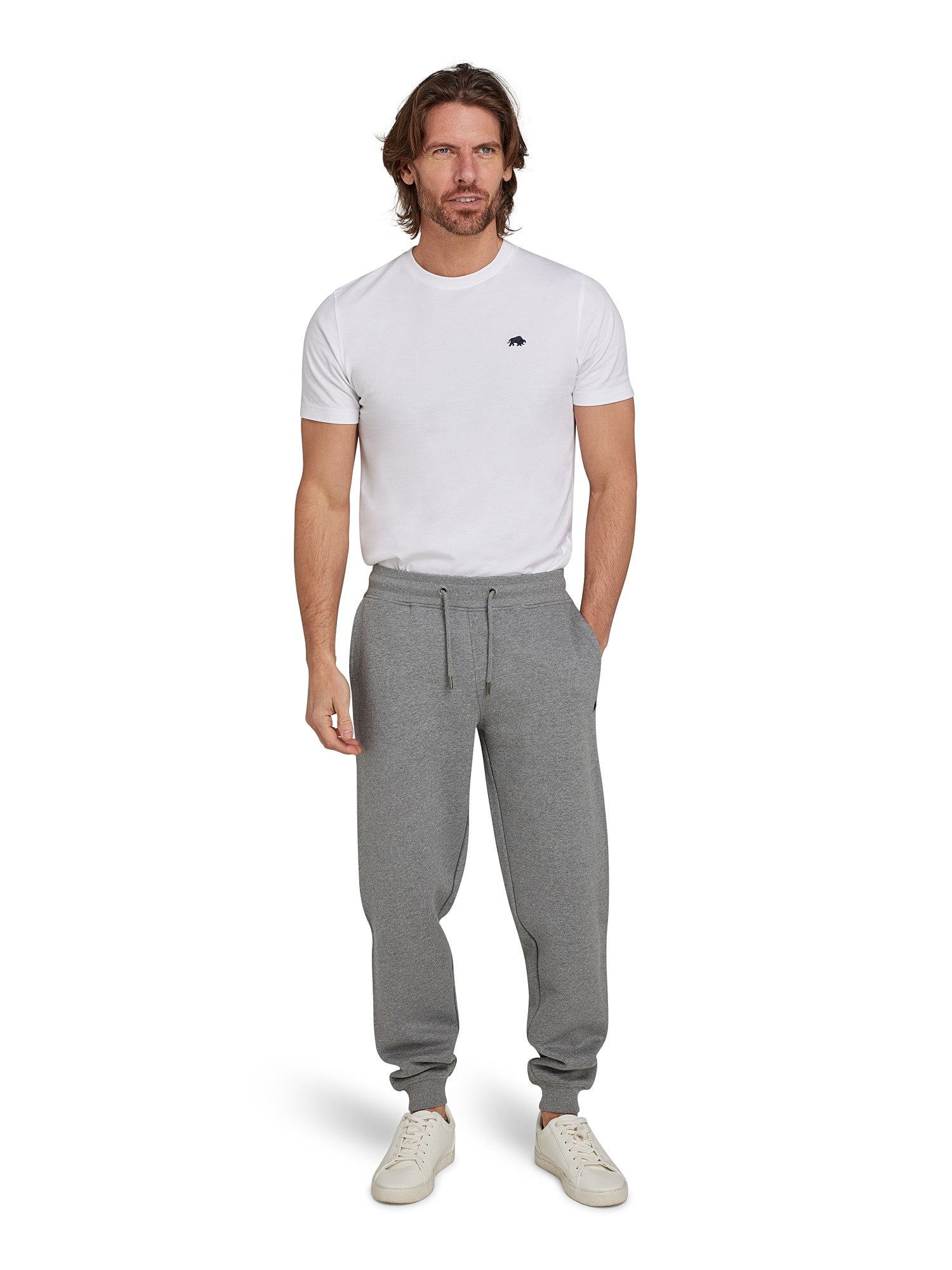 Cuffed Sweatpants - Grey Marl
