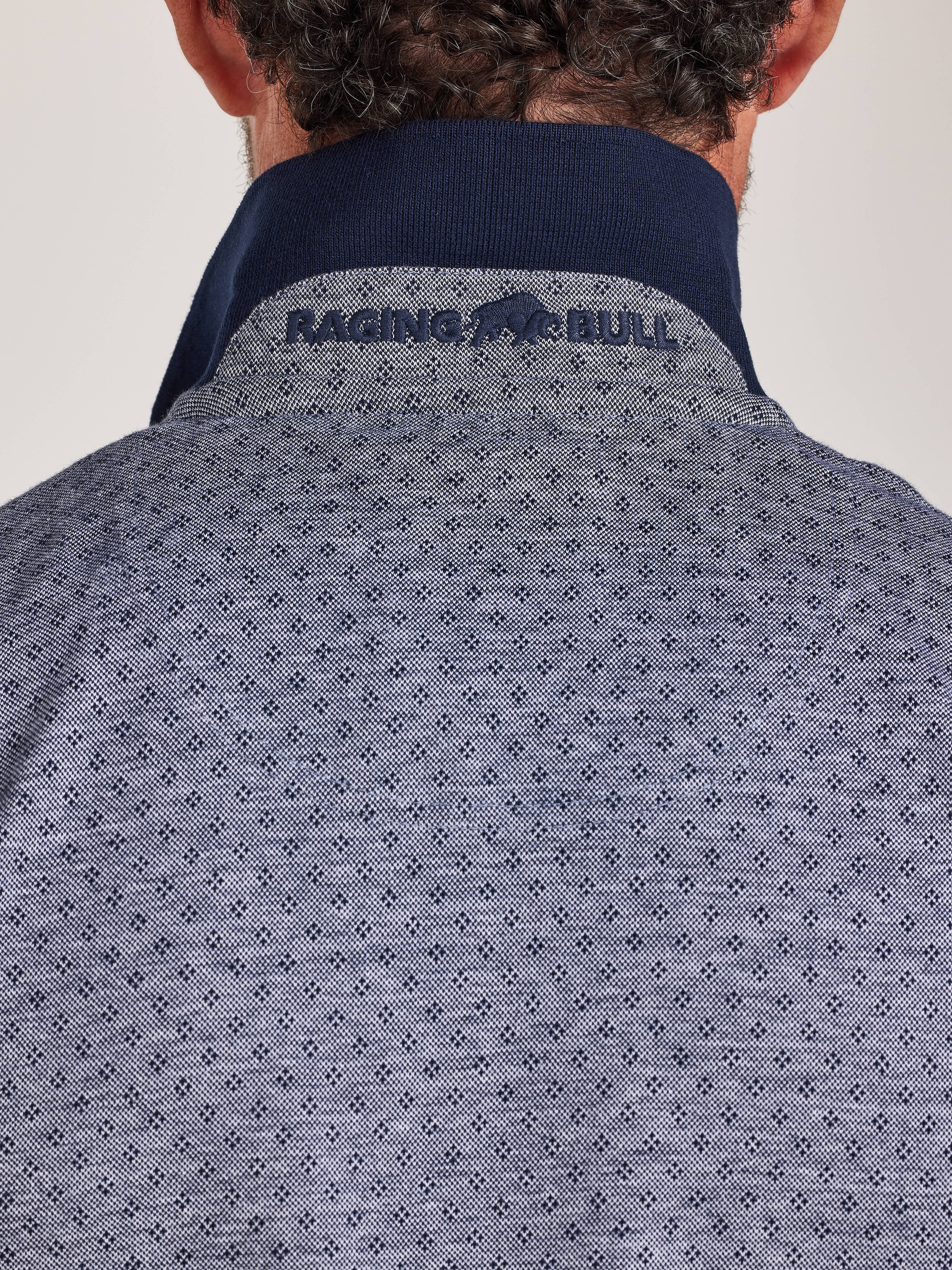 Dobby Jersey Polo - Navy