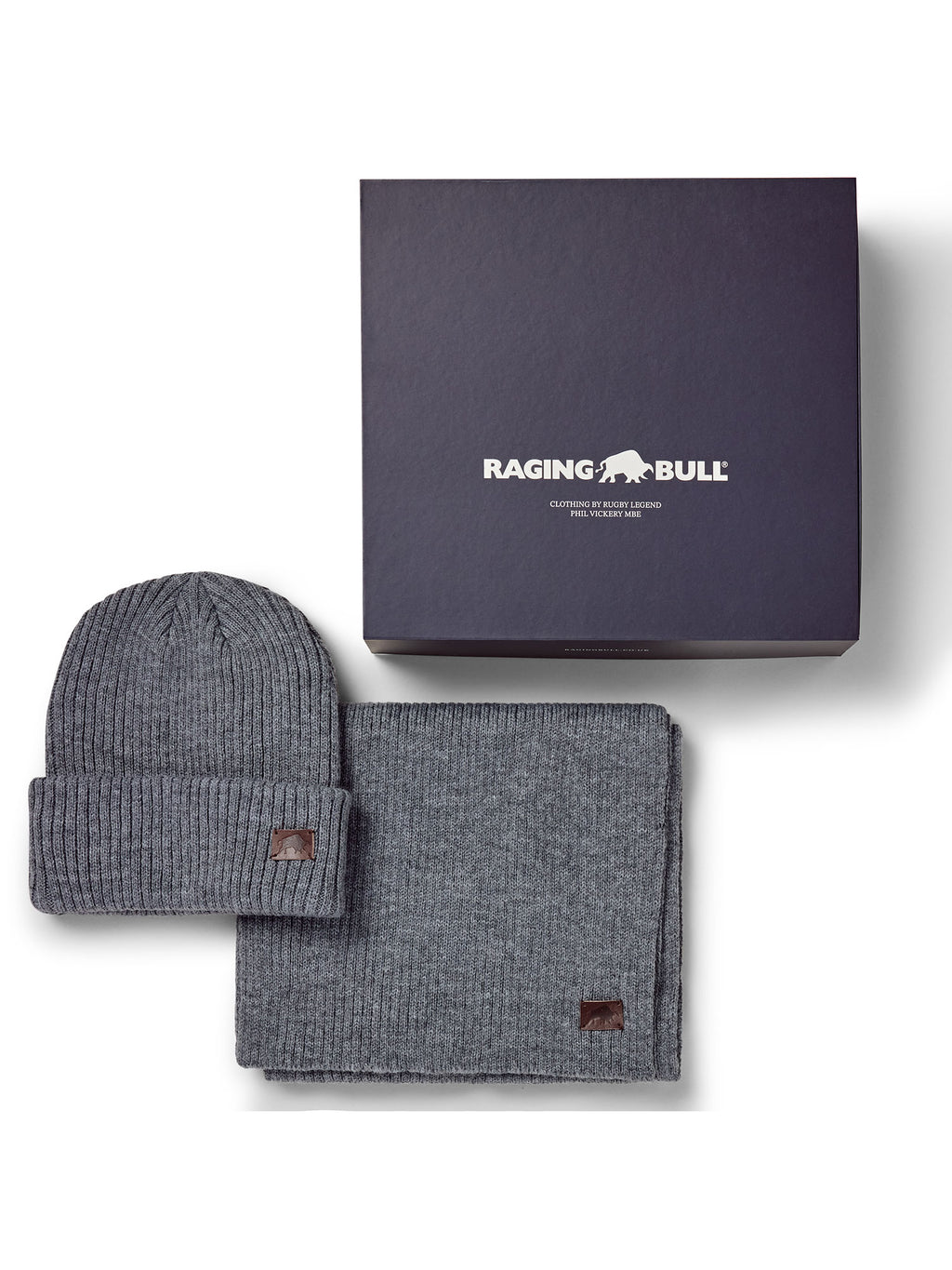 Hat & Scarf Set - Dark Grey Marl