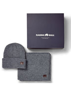 Hat & Scarf Set - Dark Grey Marl