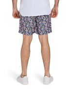 Hawaiian Swim Short - Denim Blue