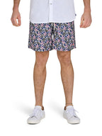 Hawaiian Swim Short - Denim Blue