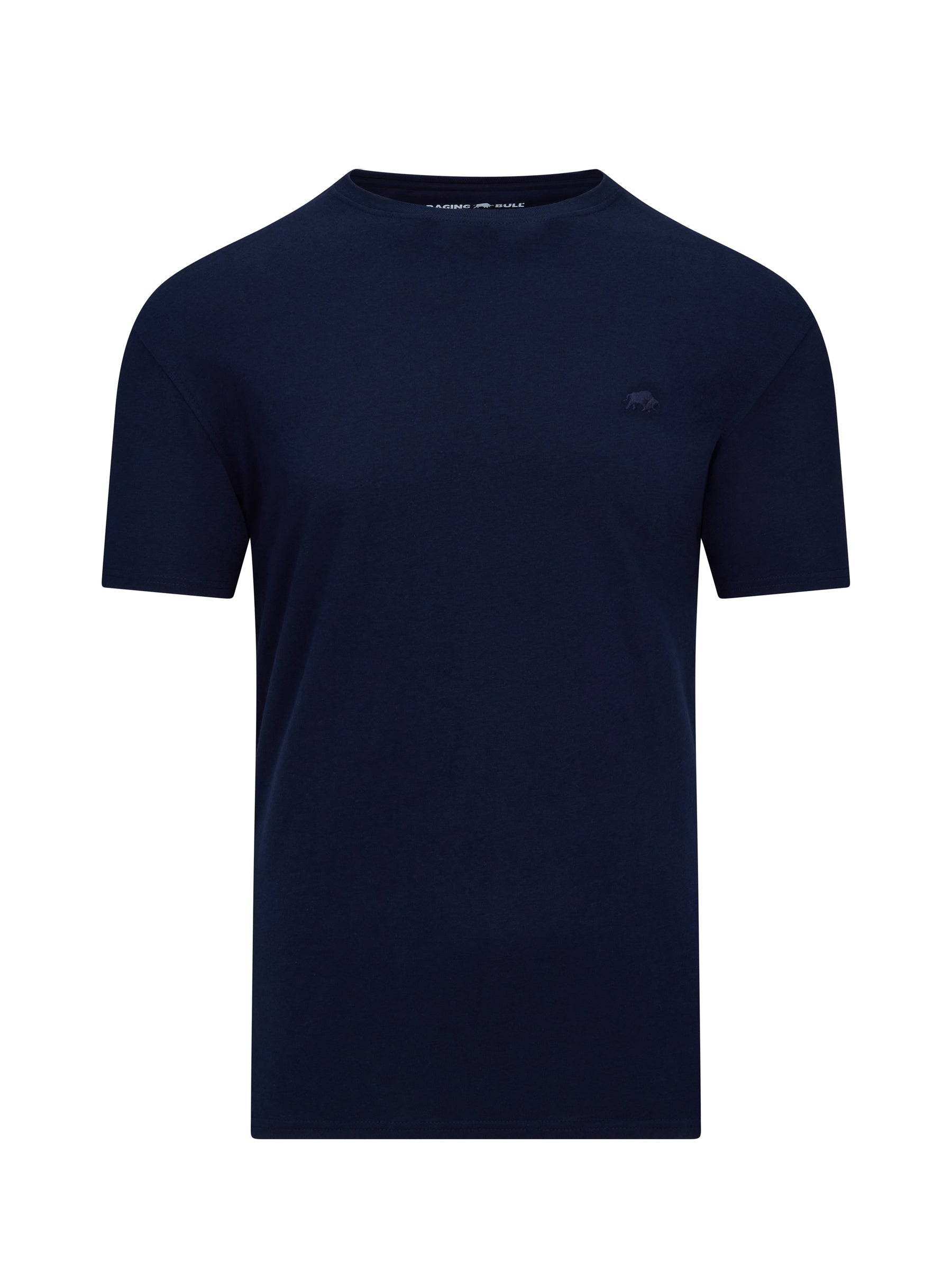Multipack Classic Organic T-Shirt - Navy/Sky Blue/Claret Raging Bull Clothing