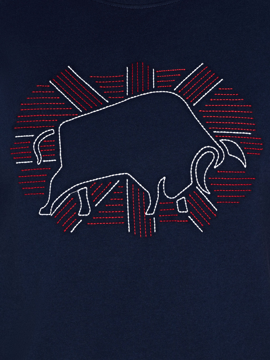 Outburst Union Jack Bull T-Shirt - Navy