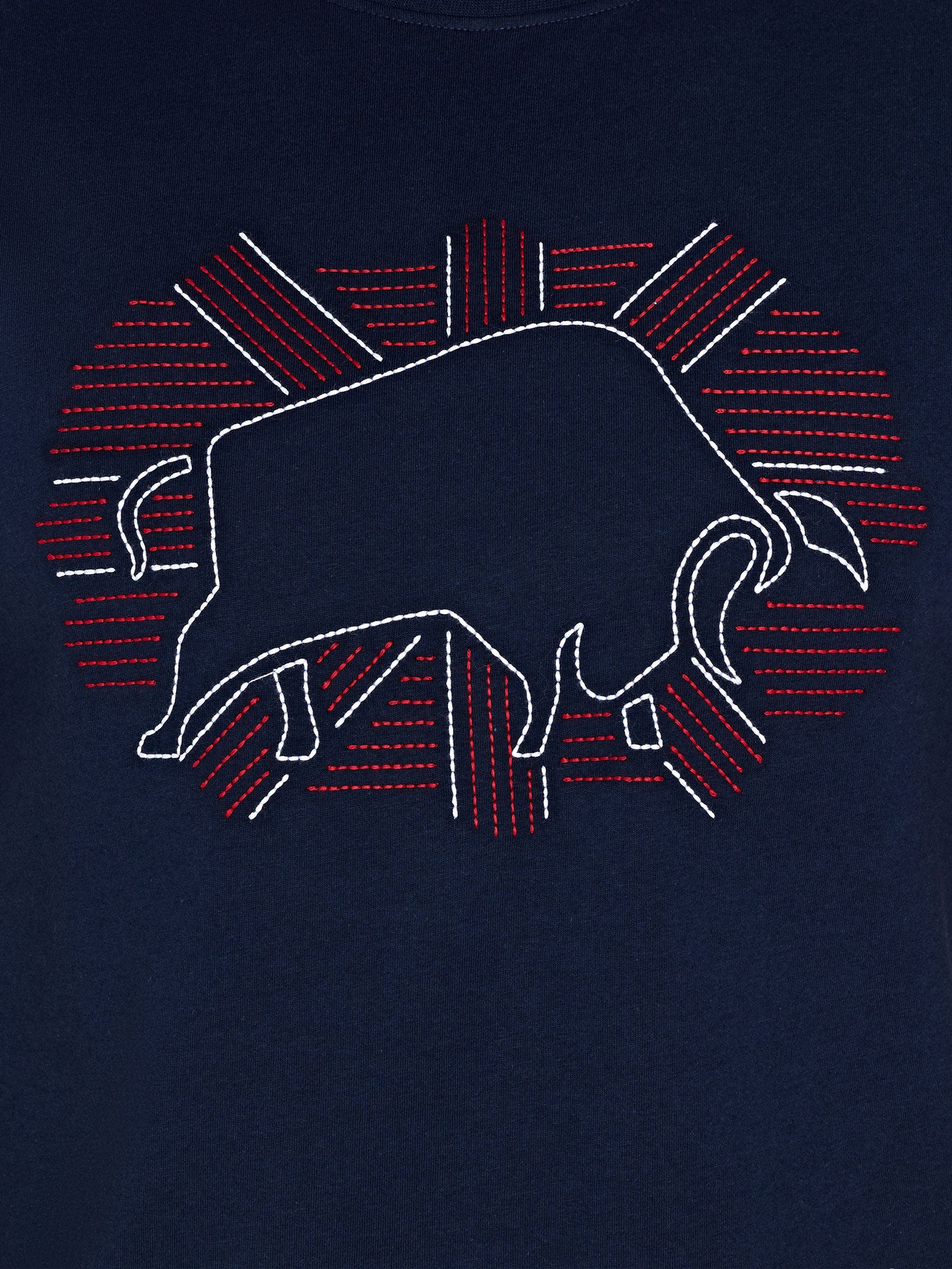 Outburst Union Jack Bull T-Shirt - Navy