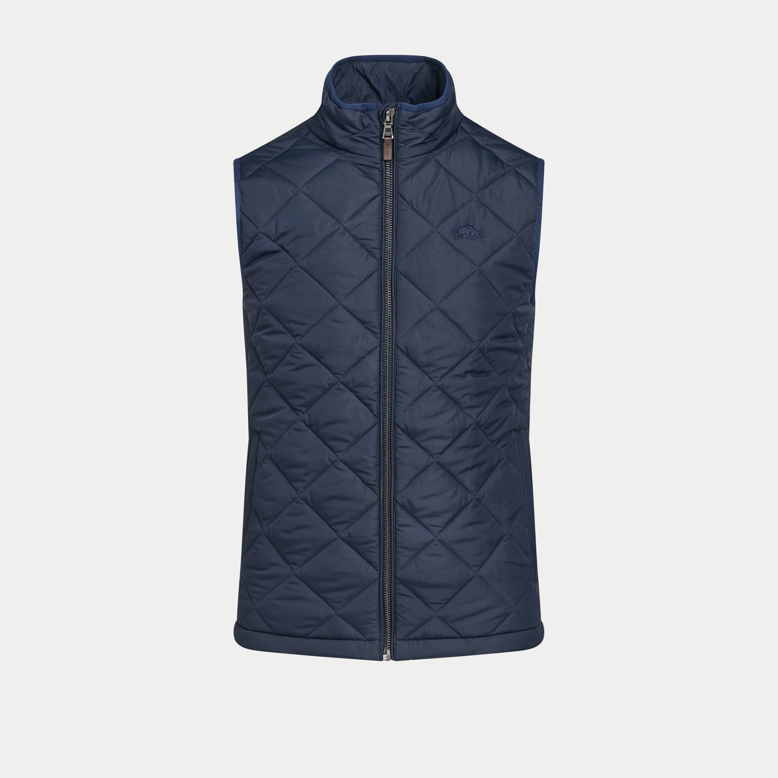 Quilted Gilet - Navy