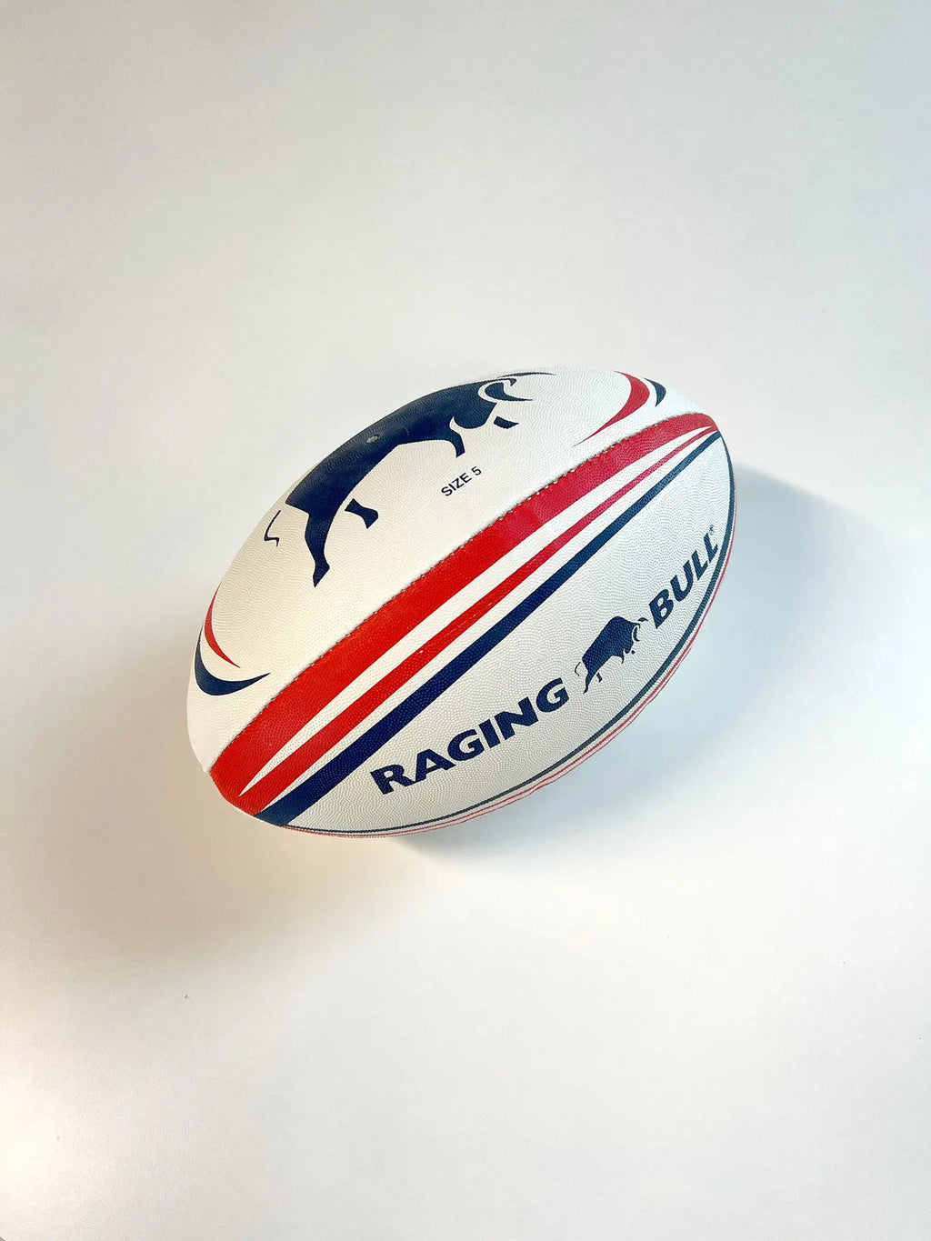 Bull Rugby Ball Raging Bull Rugby Ball Size 5 in White | Raging Bull Clothing