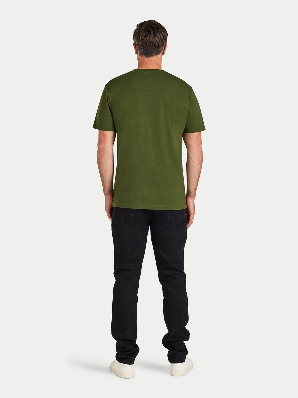 RB Bikers Club Print T-Shirt - Army Green