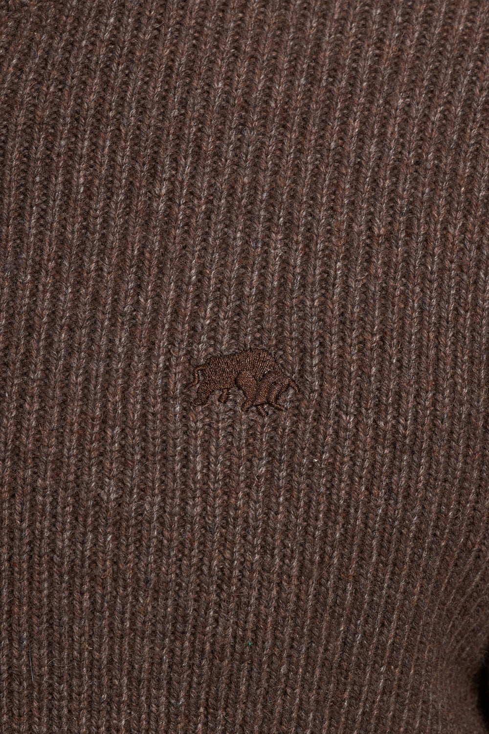 Chunky Button Up Knit - Chocolate