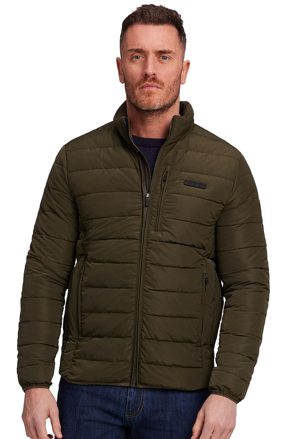 Lightweight Puffer Jacket - Khaki