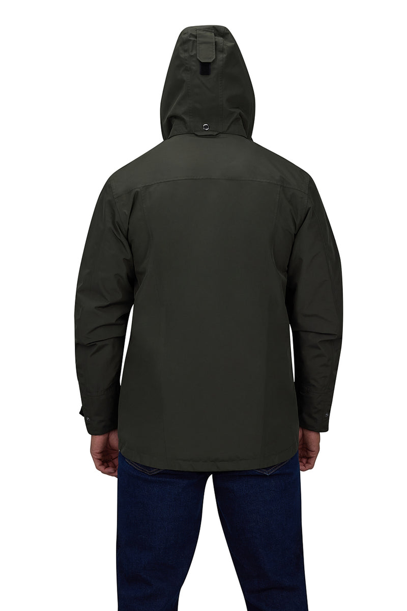 Waterproof Rain Jacket - Khaki