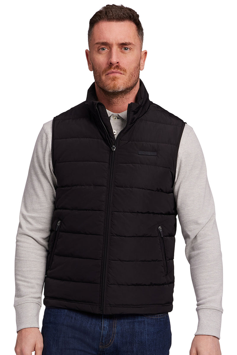 Midweight Quilted Gilet - Black