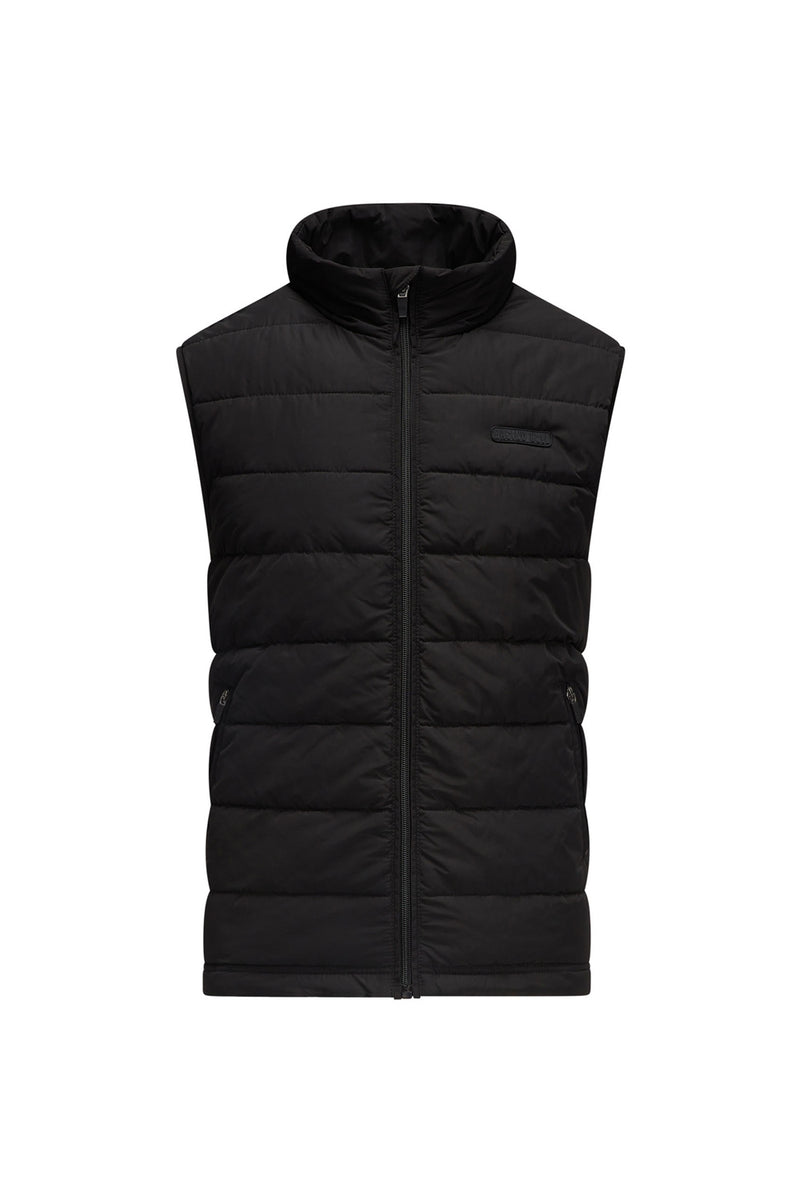 Midweight Quilted Gilet - Black