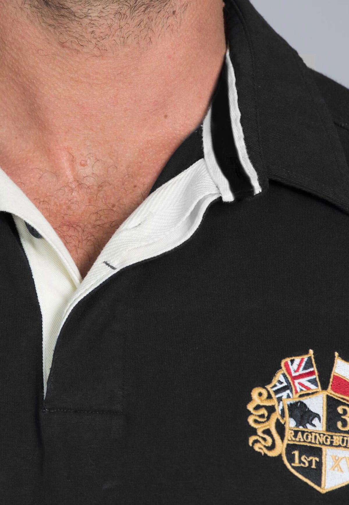 Long Sleeve Classic Rugby - Black