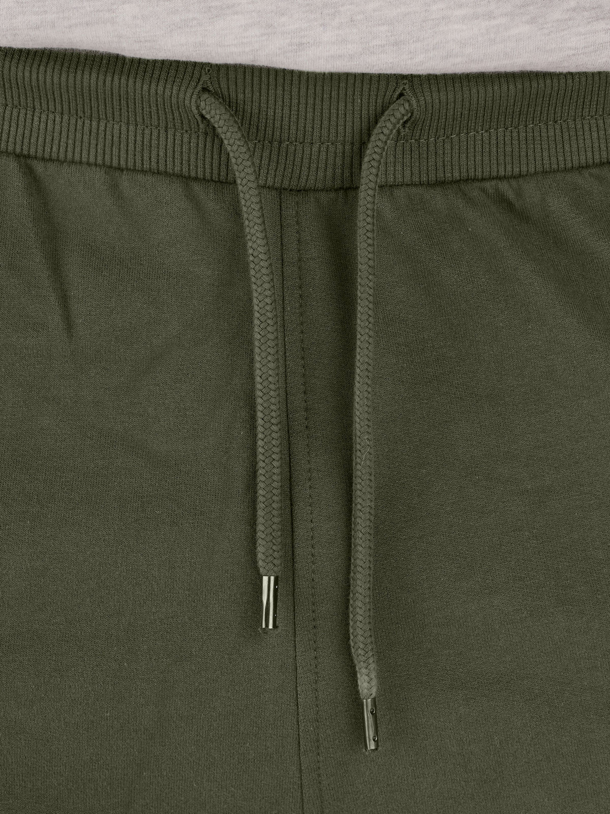 Jersey Stretch Waist Cargo Short - Army Green