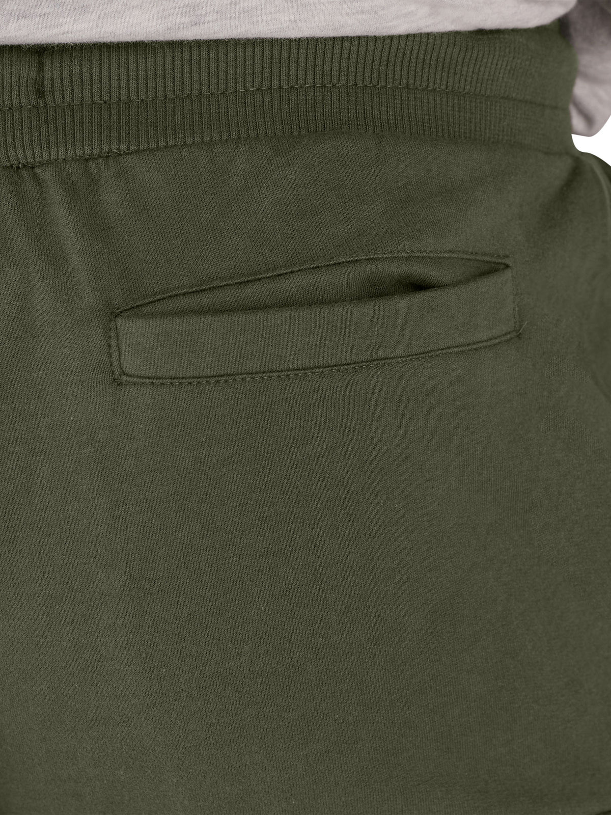 Jersey Stretch Waist Cargo Short - Army Green