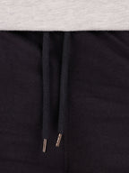 Stretch Waist Jersey Cargo Short - Black