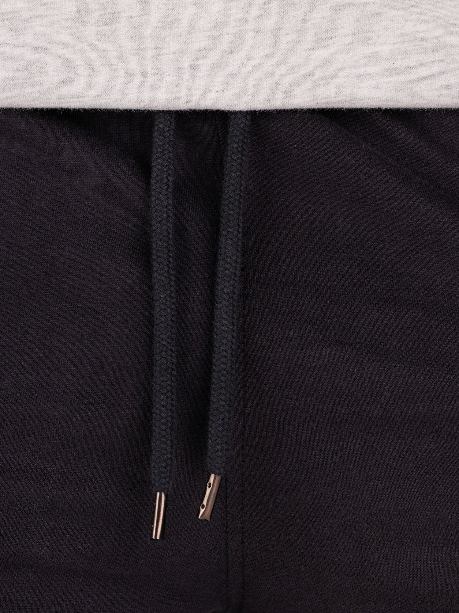 Stretch Waist Jersey Cargo Short - Black