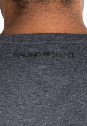 RB Sport Block T-Shirt - Dark Grey Marl