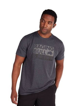 RB Sport Block T-Shirt - Dark Grey Marl