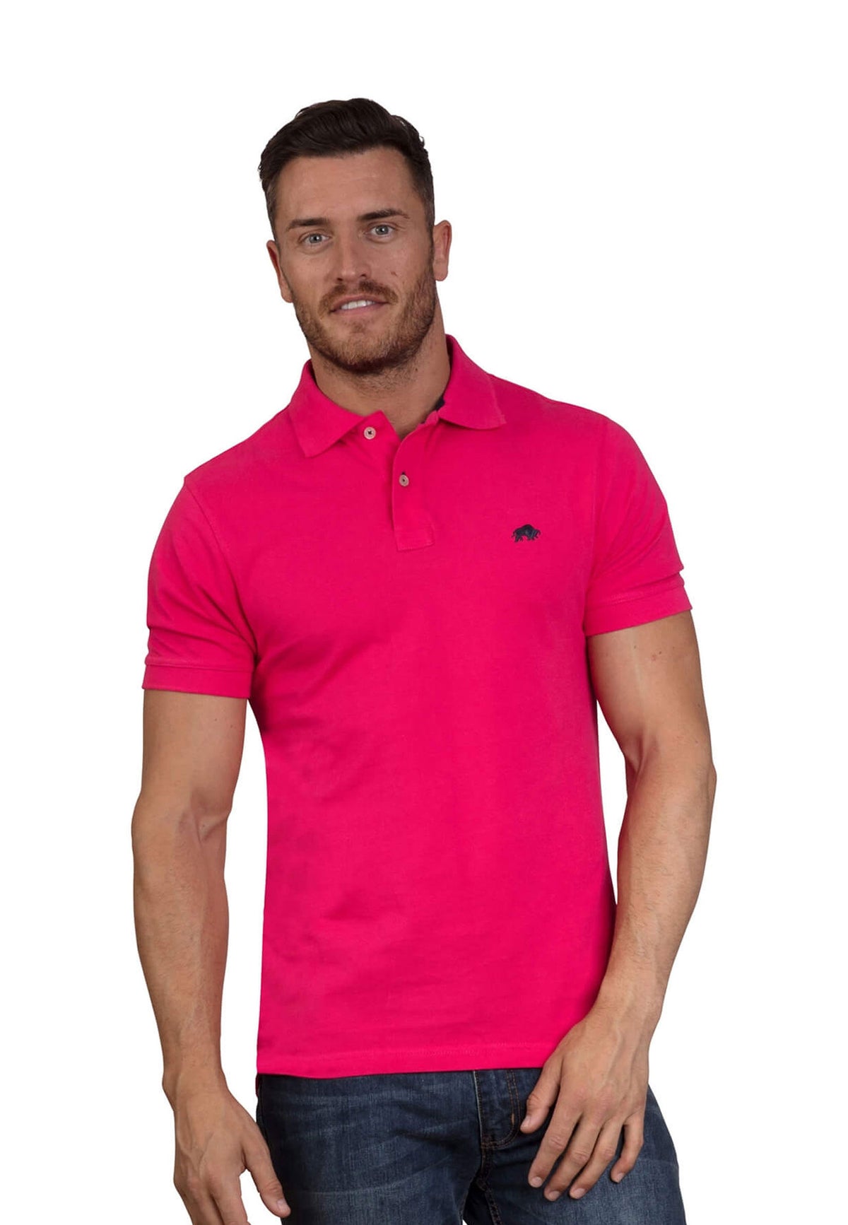Classic Organic Polo - Vivid Pink