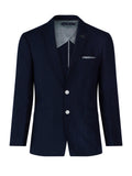 Linen Blazer - Navy